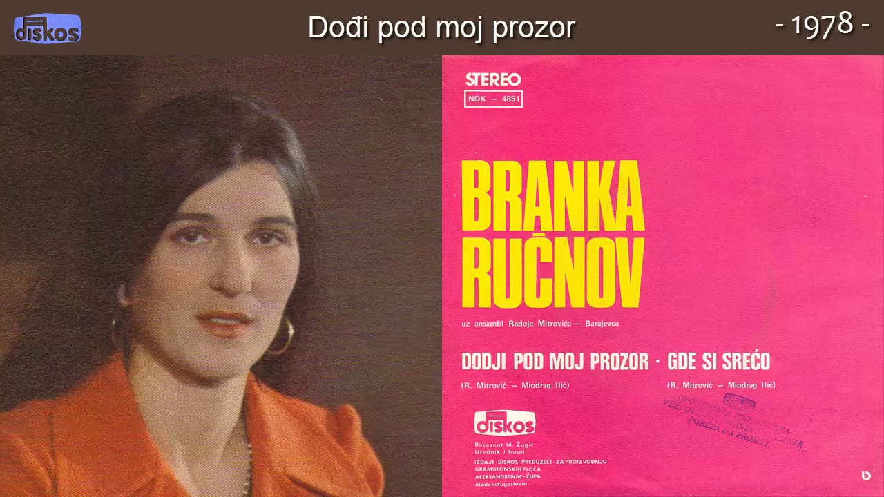Branka Rucnov - Dodji pod moj prozor - (Audio 1978)