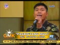 Pagbigyang Muli (Erik Santos) - Singing Soldier Cover on Good Morning Kuya