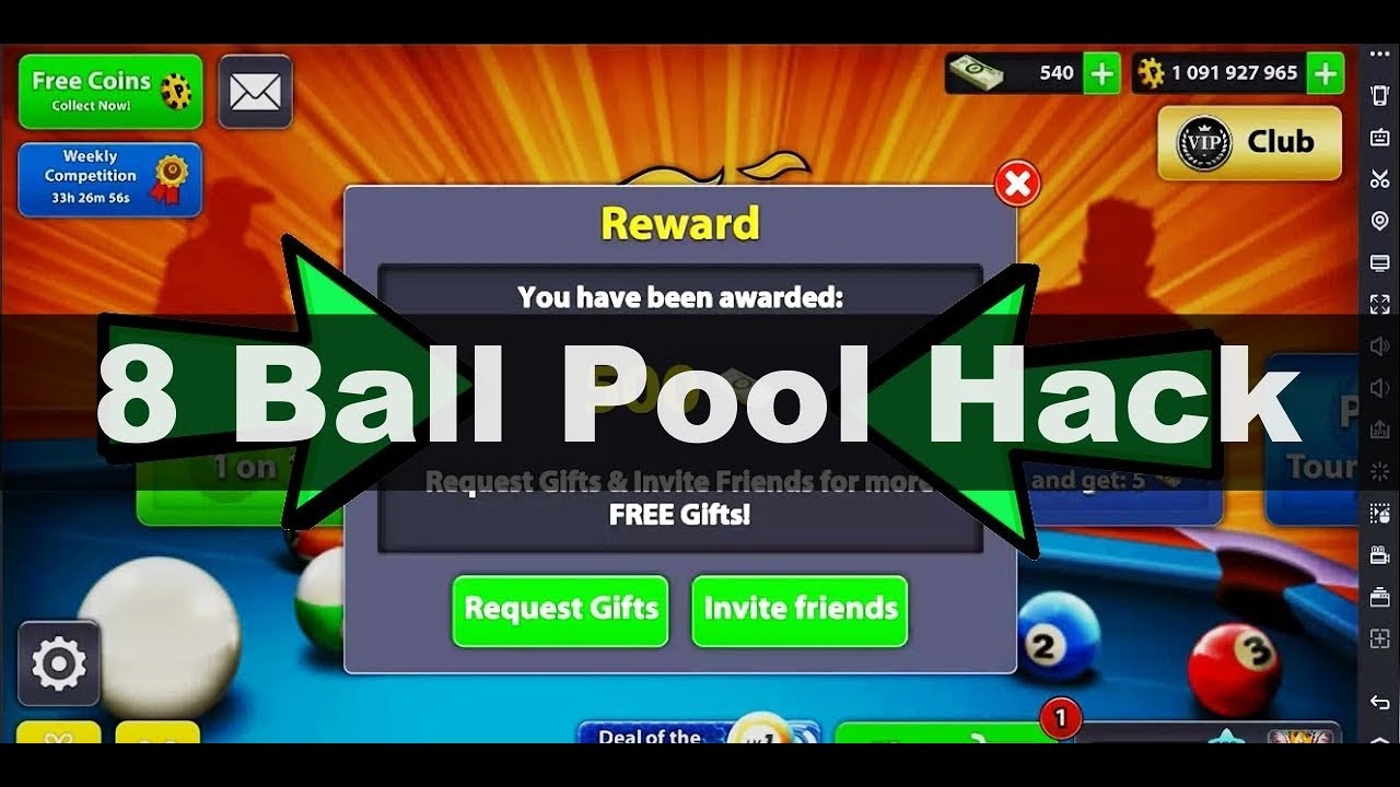 8 Ball Pool Hack iOS (Mod Coins) Free Download Latest 2019's ... - 