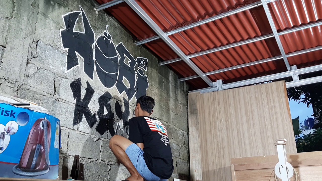 Grafiti hobi kayu  dong YouTube