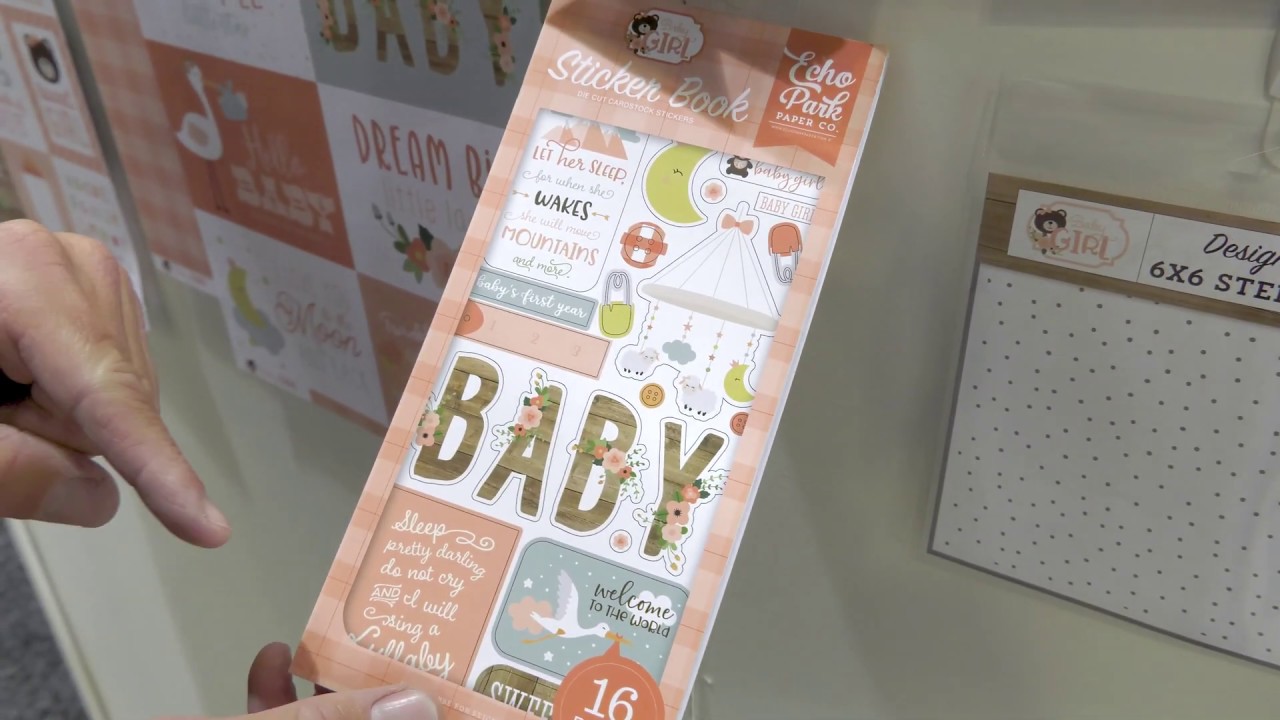 Welcome Baby Boy Sticker Book - Echo Park Paper Co.