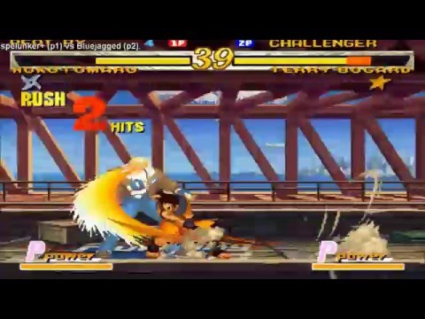 [HD] - Fightcade - Garou Mark Of The Wolves - Spelunker(JPN) Vs Bluejagged(USA)