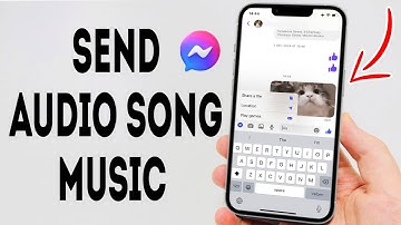 How To Send Audio Song Music Files On Facebook Messenger On iPhone - Full Guide