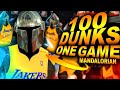 The MANDALORIAN Goes For 100+ DUNKS In NBA 2K20 With LOCKED Dunk PACKAGE! (Hardest Challenge Ever)