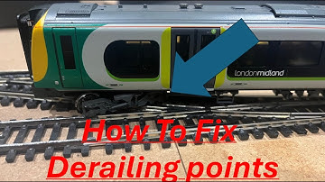 How to fix annoying derailing problem with Hornby points. 100% success rate!!!