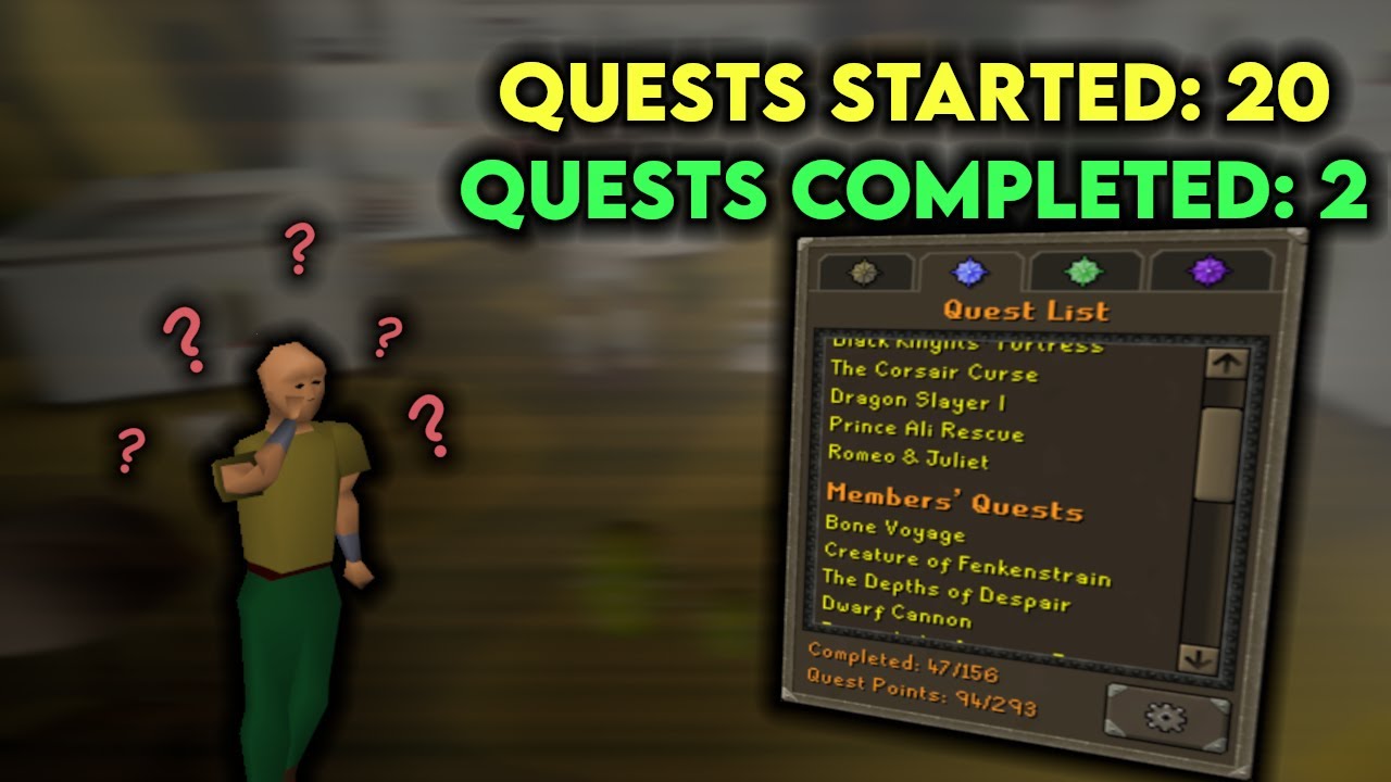 New Quests are Available on OSRS Quest Speedrunning