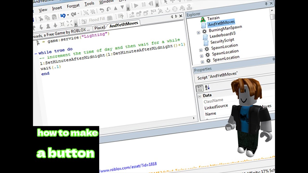 how to make a button | Tutorial - YouTube