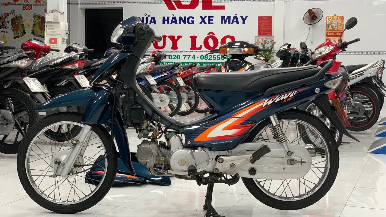 Honda Wave đời 1999 biển số tứ quý rao bán 100 triệu đồng