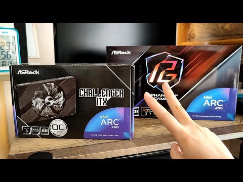 【紹介編】新品のASRock製Intel Arc A380とA770をお借りしました、今ってどうなんだろう？