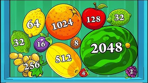Watermelon game : Merge Fruits 3D ( ASMR GAMEPLAY , Math Fruits Evolution )
