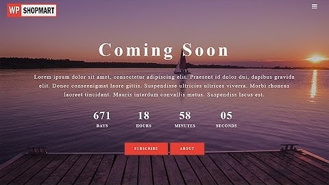 Responsive Coming Soon Plugin Installation On Wordpress