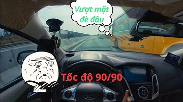 Cao tốc Phan Thiết ➡️ Vĩnh Hảo - Đang tốc độ tối đa 90km/h nhưng vẫn bị vượt mặt, tạt đầu
