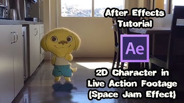 PWow Workshop - After Effects: 2D Character in Live Action Footage (a.k.a.) Space Jam Effect