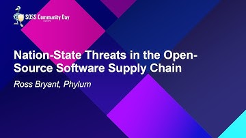 Nation-State Threats in the Open-Source Software Supply Chain - Ross Bryant, Phylum