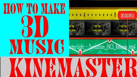 How to make 3D music by using Android|kinemaster|Vyshakh Gaming