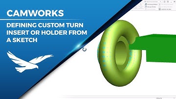 Defining custom turn insert or holder from a sketch