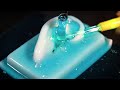 Asmr slime qui dborde de loreille avec soustitres tube  essai clair slime petapeta