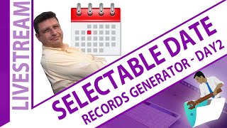 Build a Selectable Date Records Generator in FileMaker with Nick Hunter - Day 2