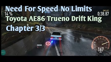 Need For Speed No Limits - Toyota AE86 Trueno Drift King Chapter 3