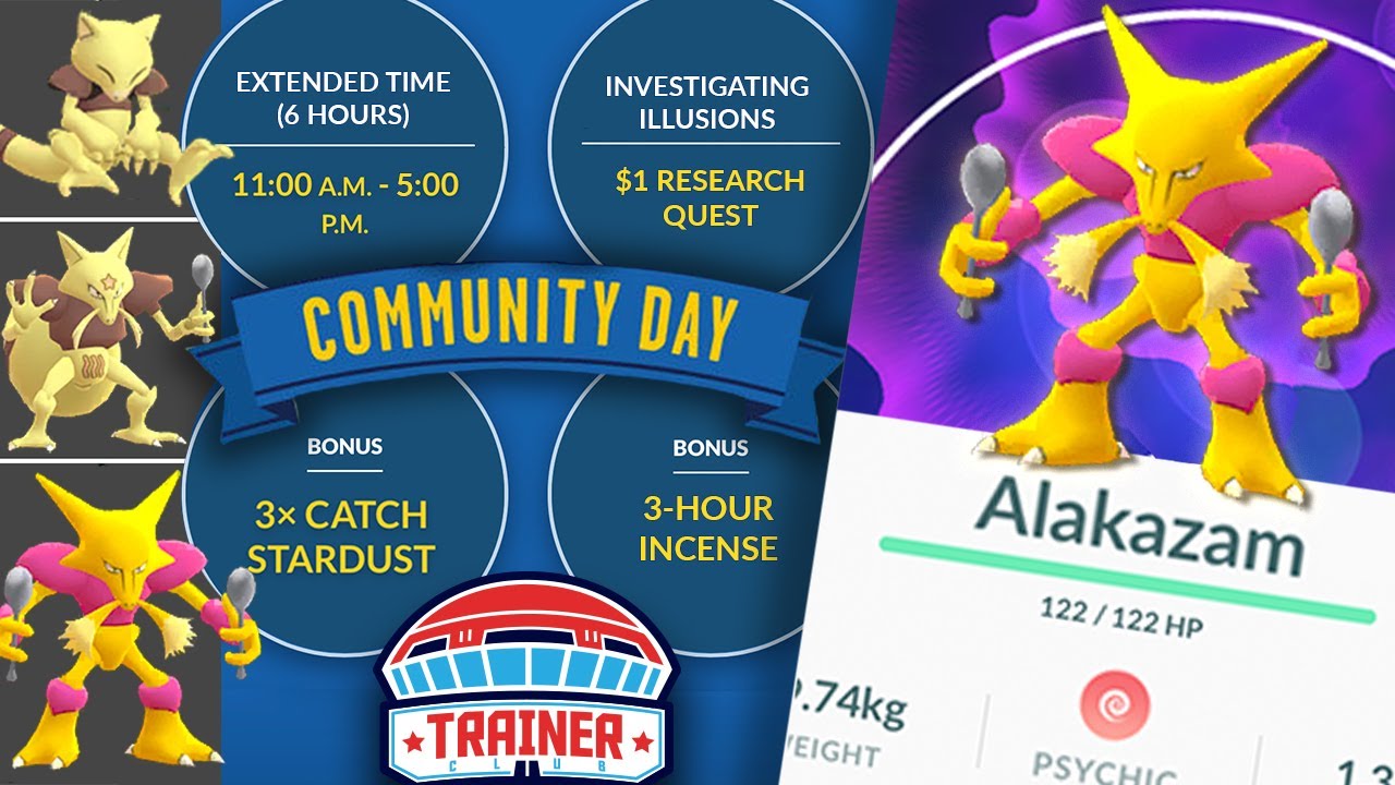 Pokémon Go Abra Community Day guide: best movesets and start times - Polygon