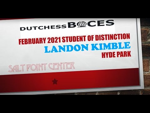 Dutchess BOCES Student of Distinction: Landon Kimble