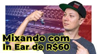 Mixagem no Home Studio com In Ear de R 60 KZ ZSN Pro Fone de Ouvido Fone de refe