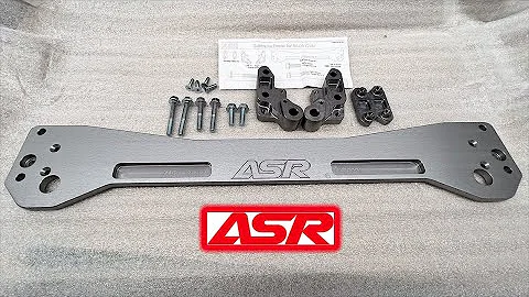 ASR Rear Subframe Reinforcement Brace Install