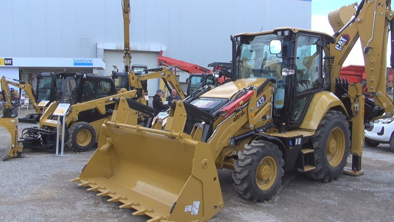 Cat Caterpillar 432 Side Shift Backhoe Loader (2023) Exterior and