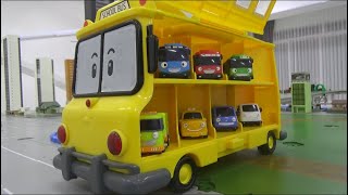 꼬마버스 타요 캐리어카 장난감 놀이 Tayo The Little Bus Car Carrier Toys Play