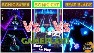 BEAT BLADE VS SONIC CAT VS SONIC SABER 3D screenshot 1