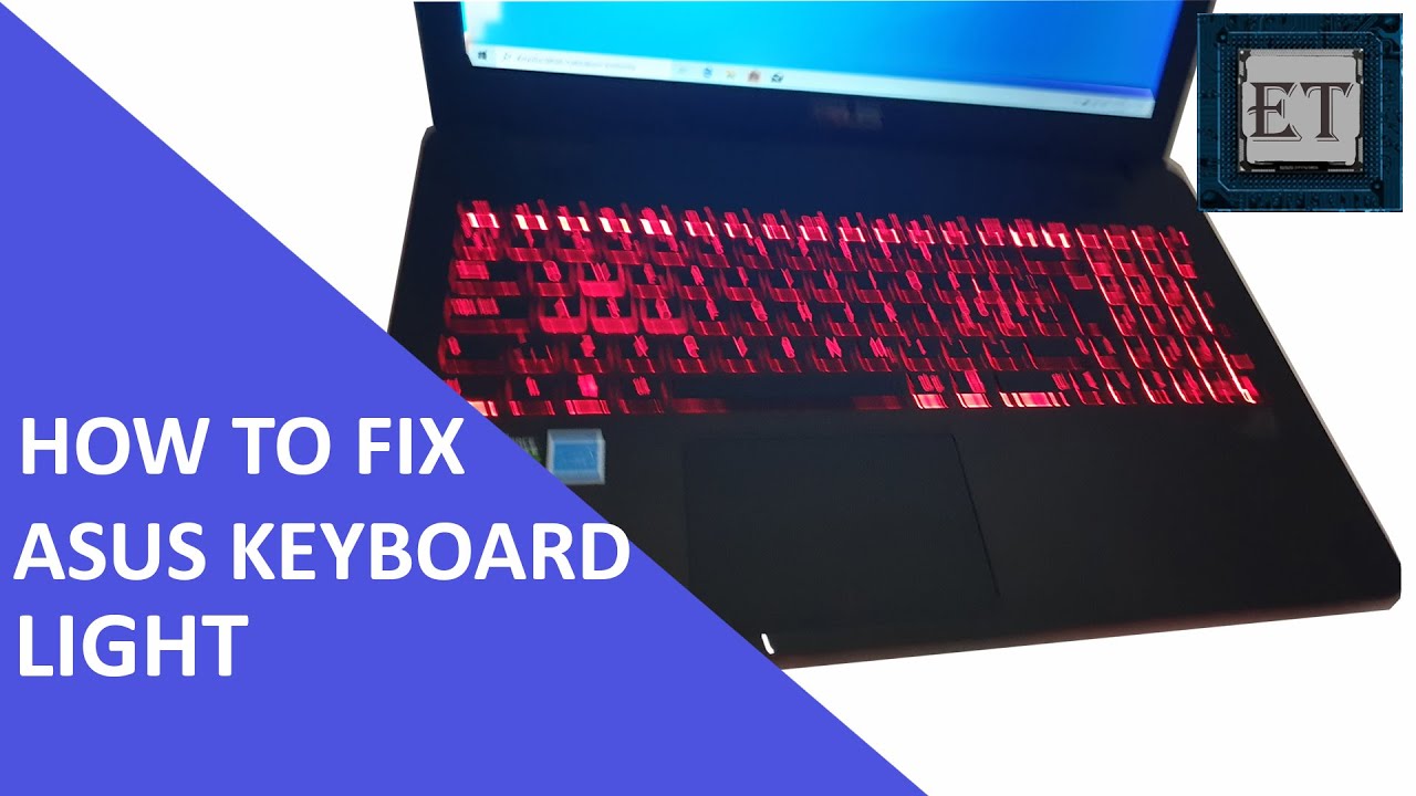 How to Fix Keyboard Light When Not Working - YouTube