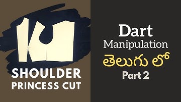Shoulder Princess Cut | Dart Manipulation in Telugu (తెలుగు) | Part 2 | NIMT | Blouse Guru