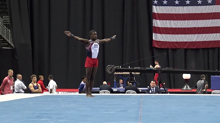 Frederick Richard Floor Exercise  2019 U.S. Gymnas...