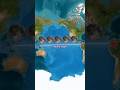 How Many Countries Fit Inside the Pacific Ocean? #shorts #pacific #geography