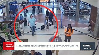 Man arrested for threatening to shoot up Atlanta airport