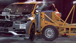 The all new Volvo XC90   Crash test footage