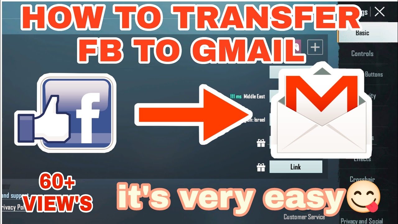 How yo transfer facebook to gmail pubg mobile account link ...