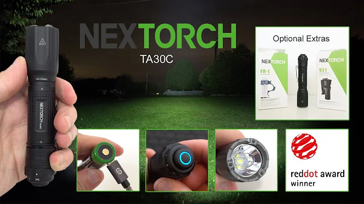 NEXTORCH TA30C - Patented one-step-strobe tactical technology - 1600 lumens - 303m - Type-C charging - 天天要聞