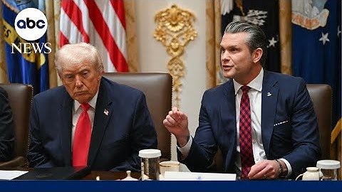 Pres. Trump and Sec. Pete Hegseth defend strikes against alleged drug boats