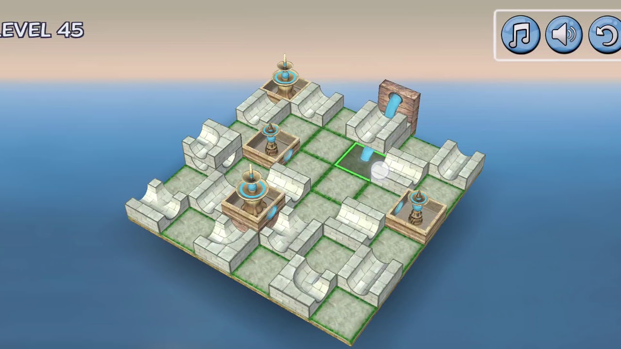 Classic - Mix - Уровень 45 | Flow Water Fountain 3D Puzzle | Прохождение, Геймплей, Без Комментариев