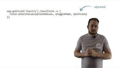 Learn the Qlik® Engine API - Field Class