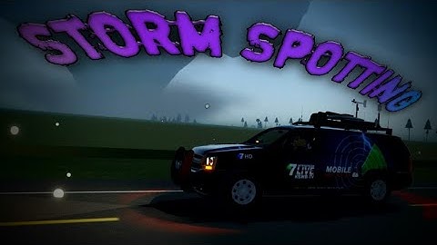 Storm Spotting & Deploying Probes With The KSWB Mobile Weather Lab (Roblox Twisted)