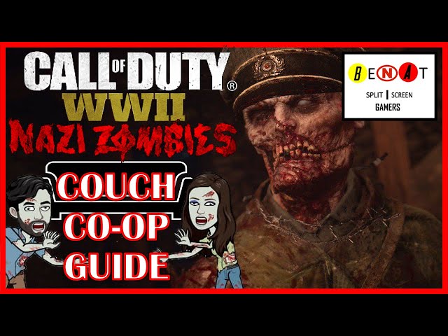 CALL OF DUTY WWII - ''CO-OP STRATEGY'' ONLINE SPLIT SCREEN DOMINATION -  ARDENNES FOREST GAMEPLAY 