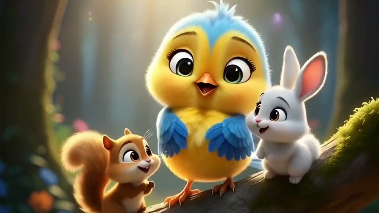 Smart Little Bird Queen 🐦✨ | Kids Learning Rhyme