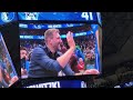 Dallas Mavericks  fans acknowledge  Dirk Nowitzki at game vs San Antonio  Spurs 4/10/22