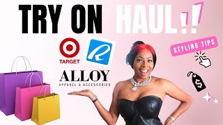 SIP MIMOSA &amp; TRY ON Target, Rainbow Shops &amp; Alloy Apparel CLOTHING HAUL!!