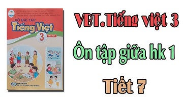 Vở bài tập tiếng Việt lớp 3 sách cánh diều Ôn tập giữa học kì 1 Tiết 7 Trang 43