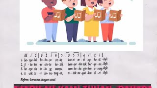 Lagu Koor Ajarilah Kami Tuhan Bahasa Kasihmu satb