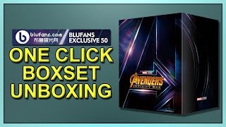 Avengers: Infinity War Blufans Exclusive #50 One Click Boxset Unboxing