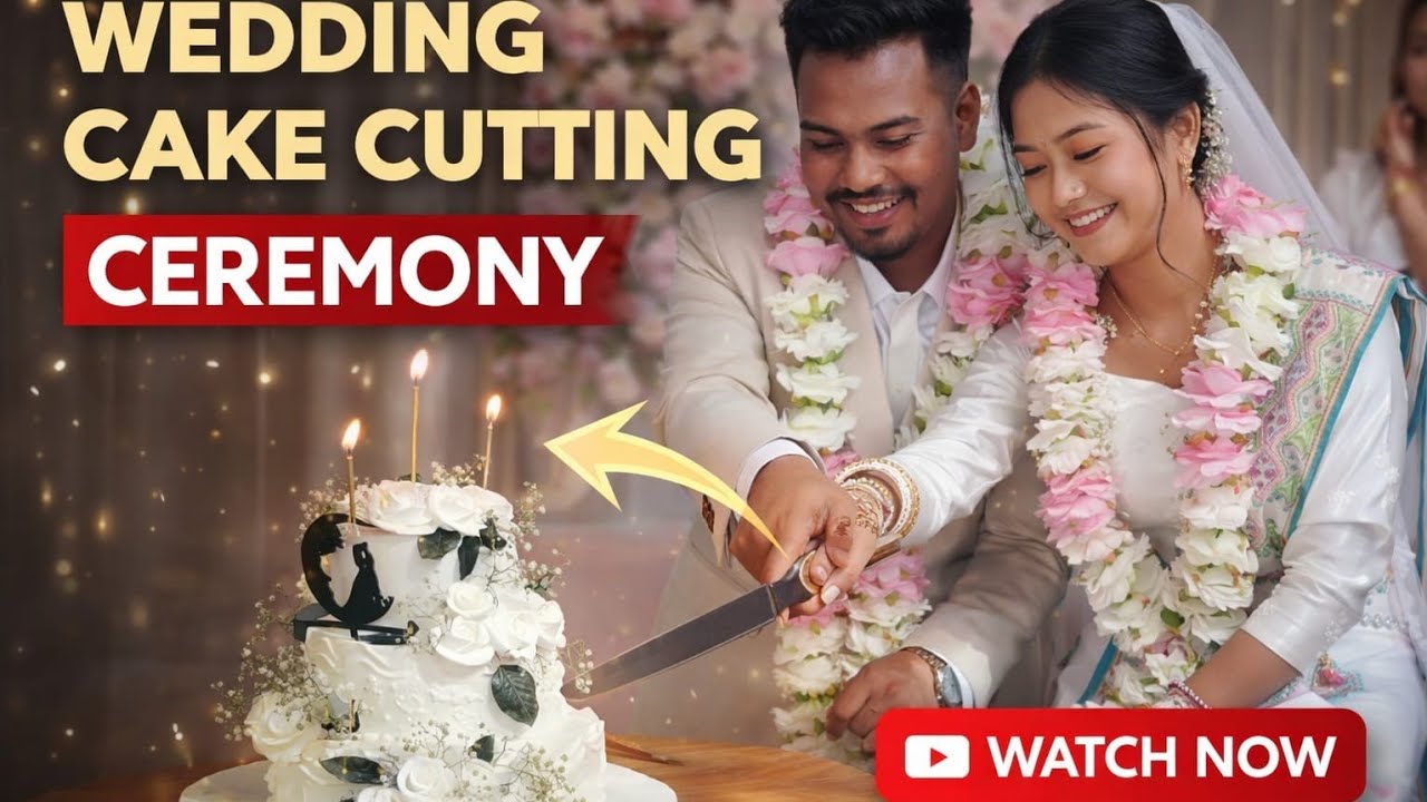 Satyajit & Ismurna Wedding Cake Cutting Ceremony 